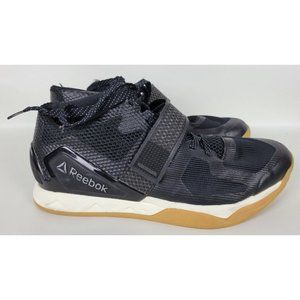 Reebok Mens CrossFit Combine Shoes Black White w. Strap Closure BD5298 US‎ 9